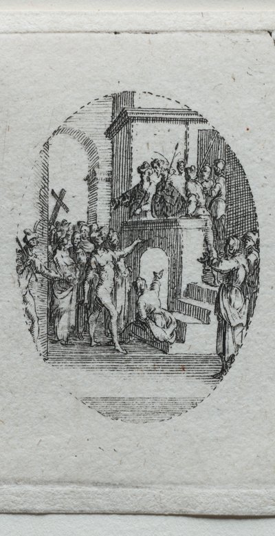 Passionens mysterier: Kristus presenterad för folket av Jacques Callot
