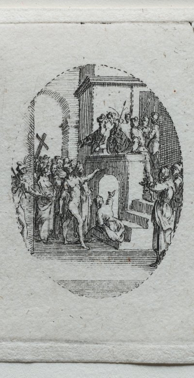 Passionens mysterier: Kristus presenterad för folket. av Jacques Callot