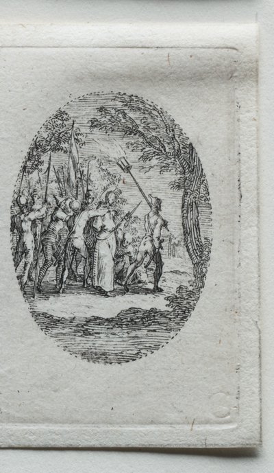 Passionens mysterier: Kristus tagen till fånga av Jacques Callot