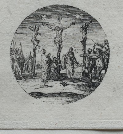 Passionens mysterier: Nedstigningen från korset. av Jacques Callot