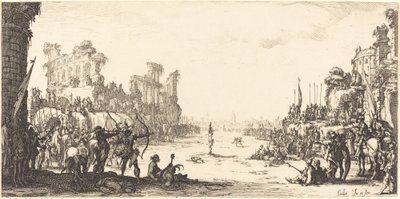 The Oreal by Arrows (Saint Sebastian) av Jacques Callot