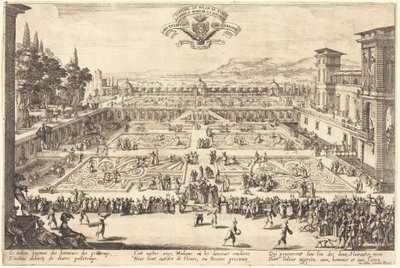 Slottsparkerna i Nancy av Jacques Callot
