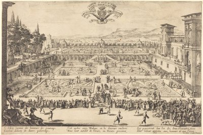 Slottsparkerna i Nancy av Jacques Callot