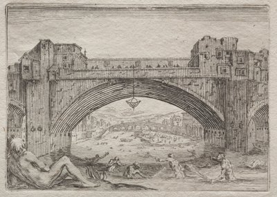 Ponte Vecchio, Florens av Jacques Callot