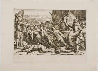 Truppernas återinskeppning, ur serien ”Ferdinand de Medicis liv” av Jacques Callot