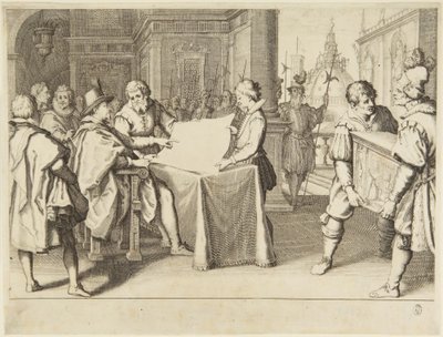 Restaureringen av kupolen på Santa Maria del Fiore i Florens av Jacques Callot