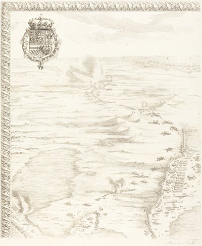 Belägringen av Breda [skylt 1 av 6] av Jacques Callot