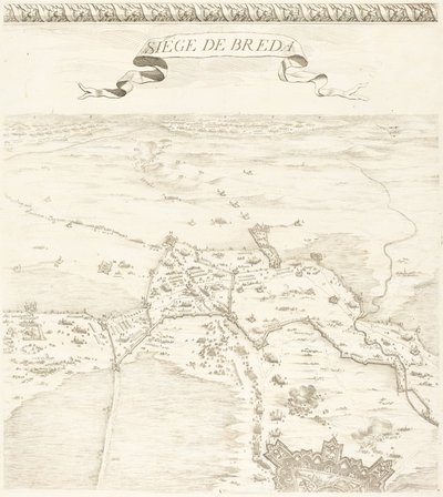 Belägringen av Breda [skylt 2 av 6] av Jacques Callot