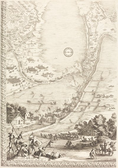 Belägringen av Breda [skylt 4 av 6], 16271628. av Jacques Callot