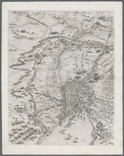 Belägringen av La Rochelle: Bild 6 av Jacques Callot