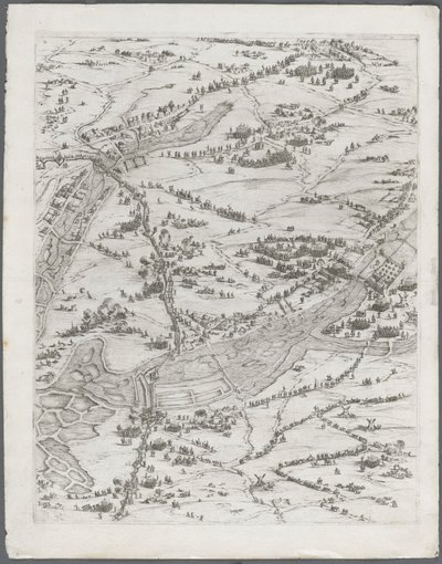 Belägringen av La Rochelle: Tavla 7, 1628-1630. av Jacques Callot
