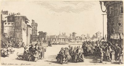 Slavmarknaden av Jacques Callot
