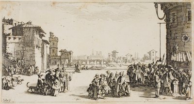 Slavmarknaden av Jacques Callot