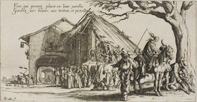 The Stopping Place, från The Bohemians av Jacques Callot