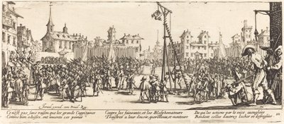 Strappado av Jacques Callot