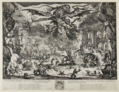 Sankt Antonius frestelse av Jacques Callot