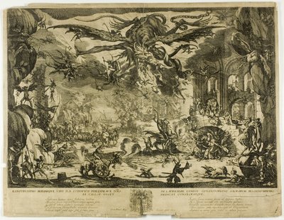 Sankt Antonius frestelse av Jacques Callot