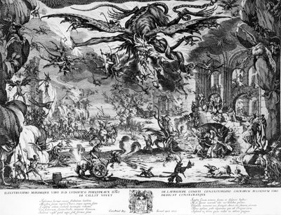 Sankt Antonius frestelse av Jacques Callot