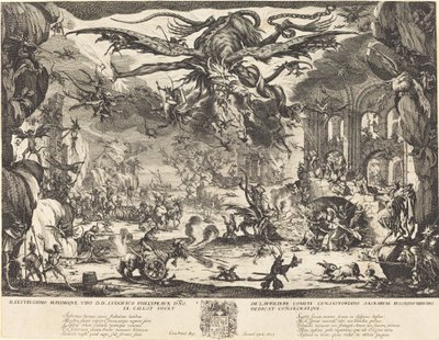 The Temptation of Saint Anthony [andra versionen] av Jacques Callot