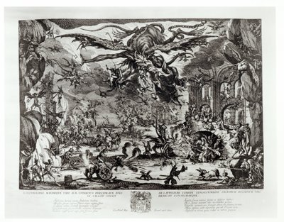 The Temptation of St. Anthony, 1600-talet av Jacques Callot