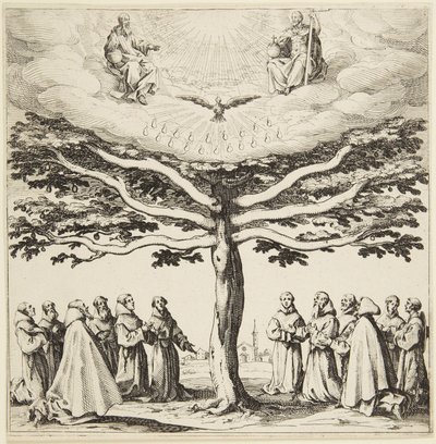 Sankt Franciskus träd av Jacques Callot