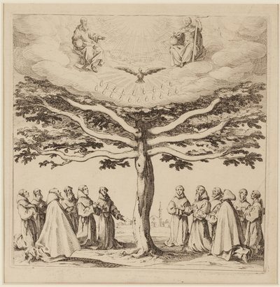 The Tree of St. Francis, ca 1619 (etsning) av Jacques Callot