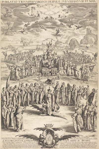 Jungfruns triumf av Jacques Callot