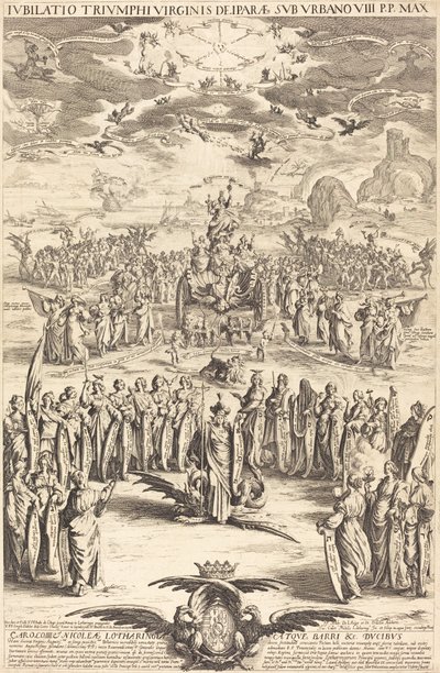 Jungfruns triumf av Jacques Callot