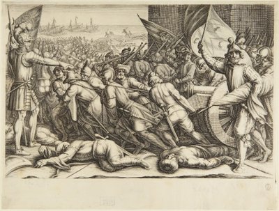 Trupperna som åter går ombord av Jacques Callot