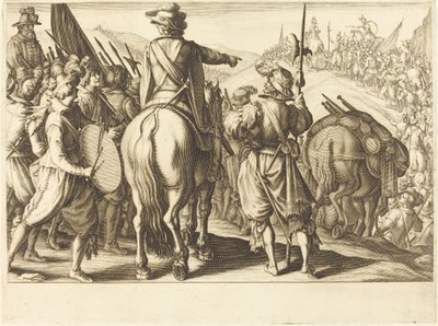 Trupperna på mars av Jacques Callot