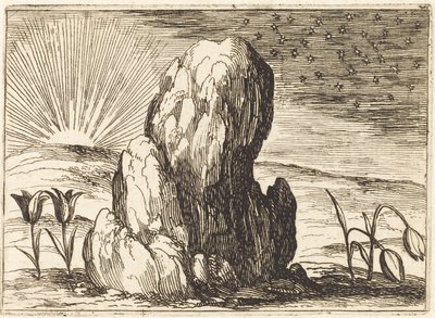Tulpanerna och solen, 1628. av Jacques Callot