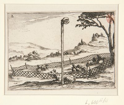 The Vigilant Eye - nej. 2 från serien av Jacques Callot