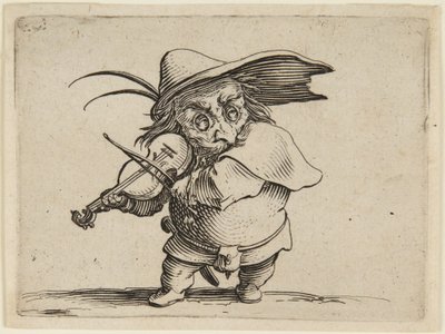 Violinisten av Jacques Callot