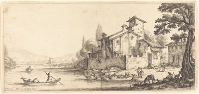 Vandringen vid vattnet av Jacques Callot