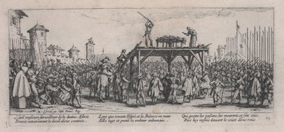 The Wheel (La Roue), från "The Miseries of War" av Jacques Callot