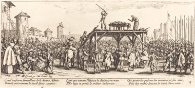 Hjulet, c. 1633. av Jacques Callot