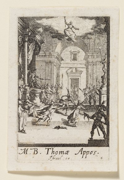 Aposteln Thomas (Thomas Appos.) av Jacques Callot
