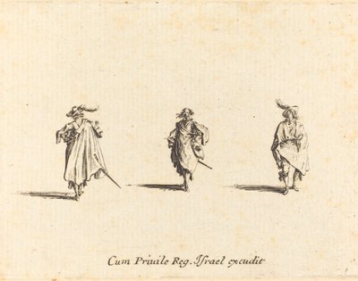 Tre herrar av Jacques Callot