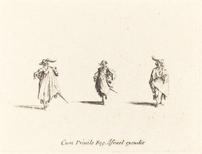 Tre herrar av Jacques Callot
