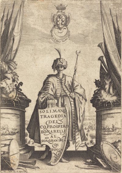 Titelsida för "Il Suleiman" av Jacques Callot