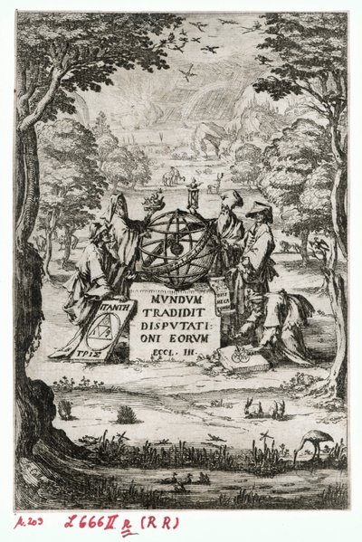 Titelsida till Sacra Cosmologia ... (gravyr) av Jacques Callot