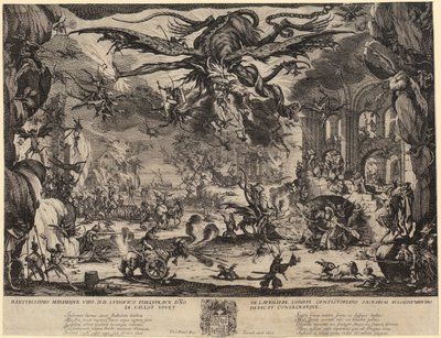 Den helige Antonius frestelse [2: version, Nancy] av Jacques Callot