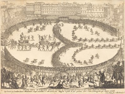 Utsikt över festivalen av Jacques Callot