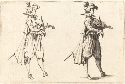 Violinist av Jacques Callot