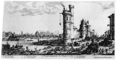 Gammal utsikt över Paris, c1615-1635 1924 av Jacques Callot