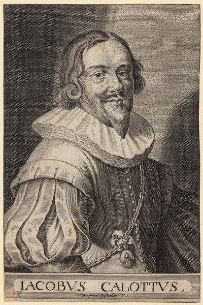 Zanni, blad 3 ur serien ”De tre Pantaloni” av Jacques Callot