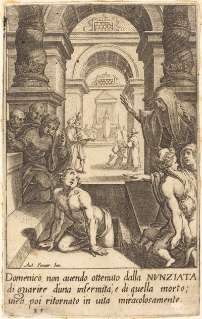 Domenico av Jacques Callot after Antonio Circignani