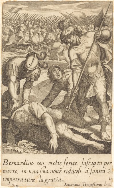 Bernardino av Jacques Callot after Antonio Tempesta