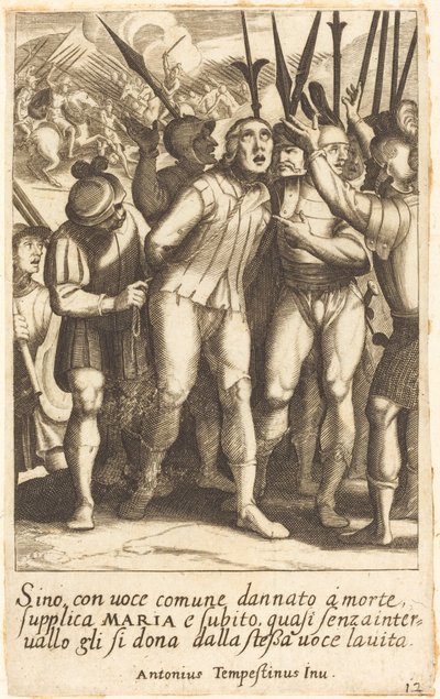 Sino av Jacques Callot after Antonio Tempesta