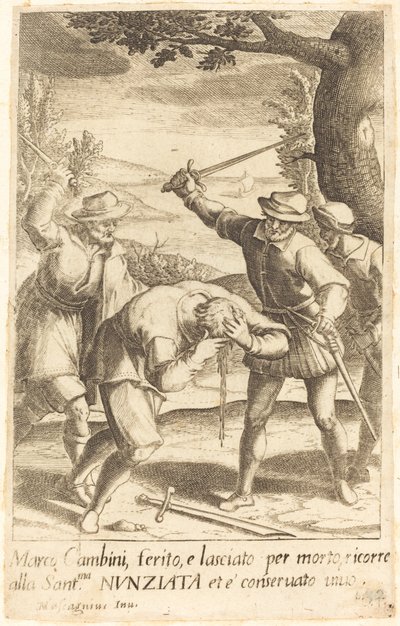 Marco Cambini av Jacques Callot after Donato Mascagni
